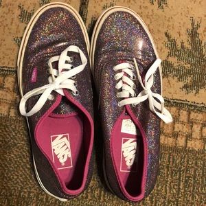 Vans womens sparkle shoes
